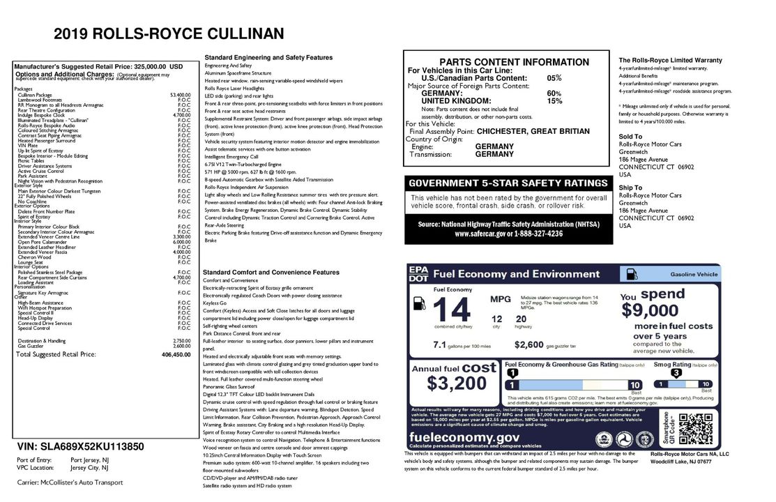 2019 Rolls-Royce Cullinan
