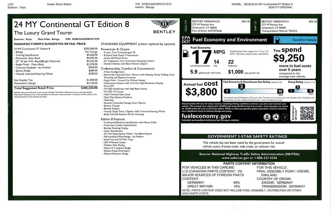 2024 Bentley Continental