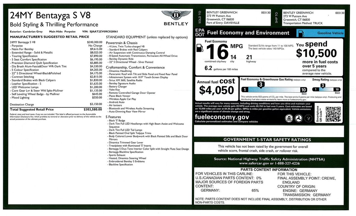 2024 Bentley Bentayga