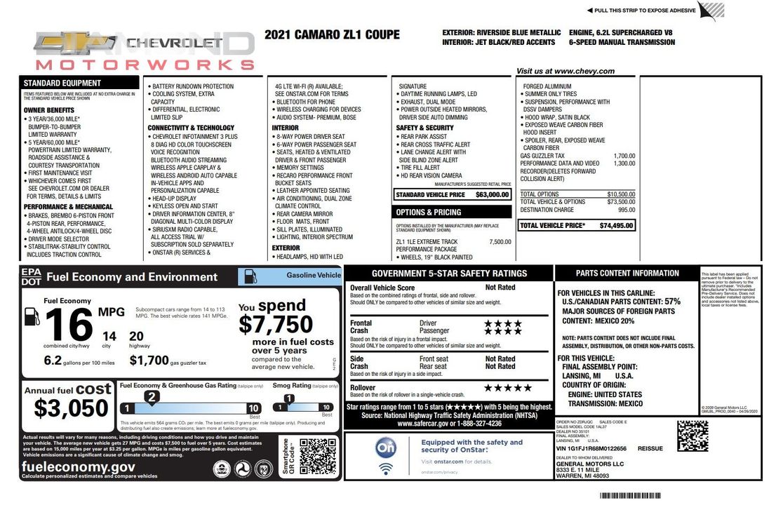 2021 Chevrolet Camaro