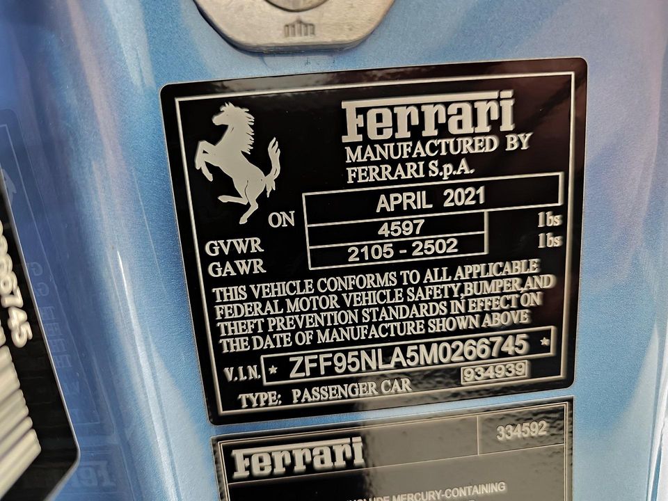 2021 Ferrari SF90 Stradale