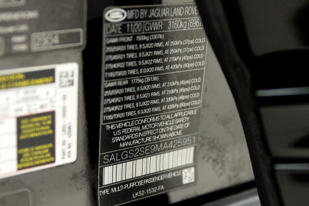 2021 Land Rover Range Rover
