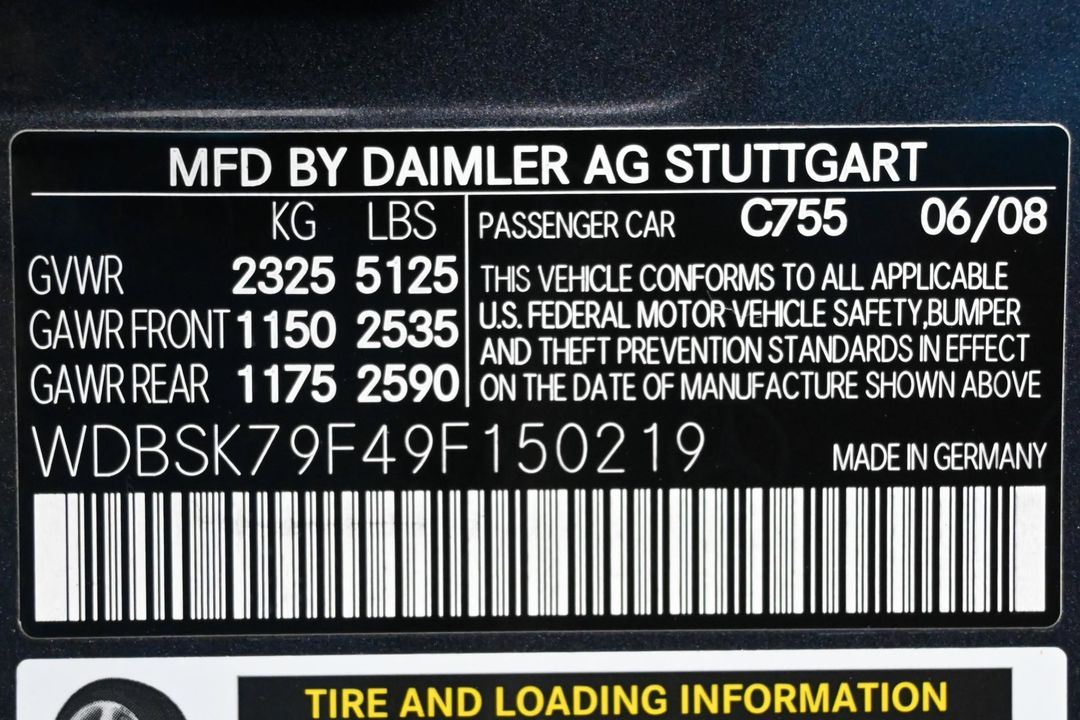 2009 Mercedes-Benz SL65 AMG