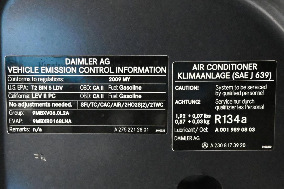 2009 Mercedes-Benz SL65 AMG