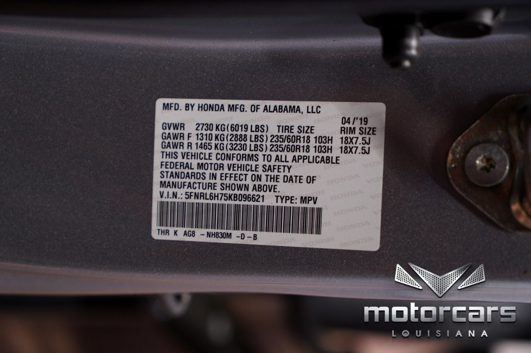 2019 Honda Odyssey