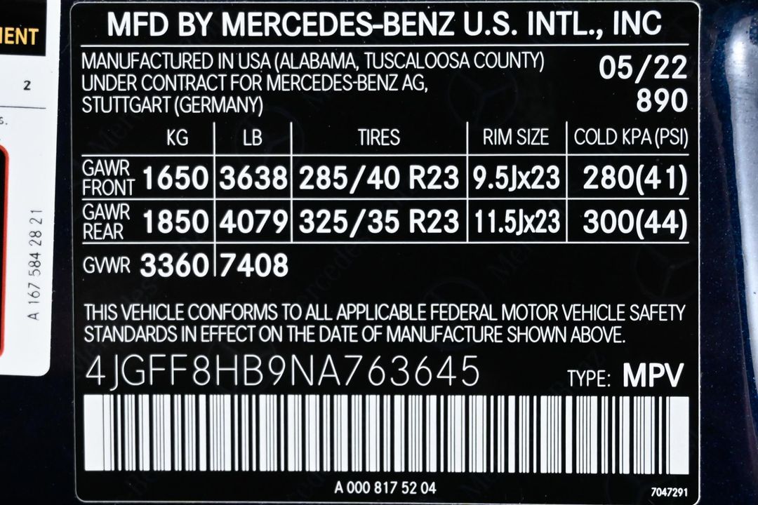 2022 Mercedes-Benz Maybach GLS600 4MATIC