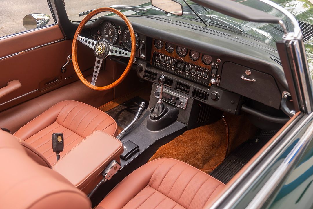 1974 Jaguar XKE V-12 Roadster Honoring the perfection and sensation of the Series I XKE