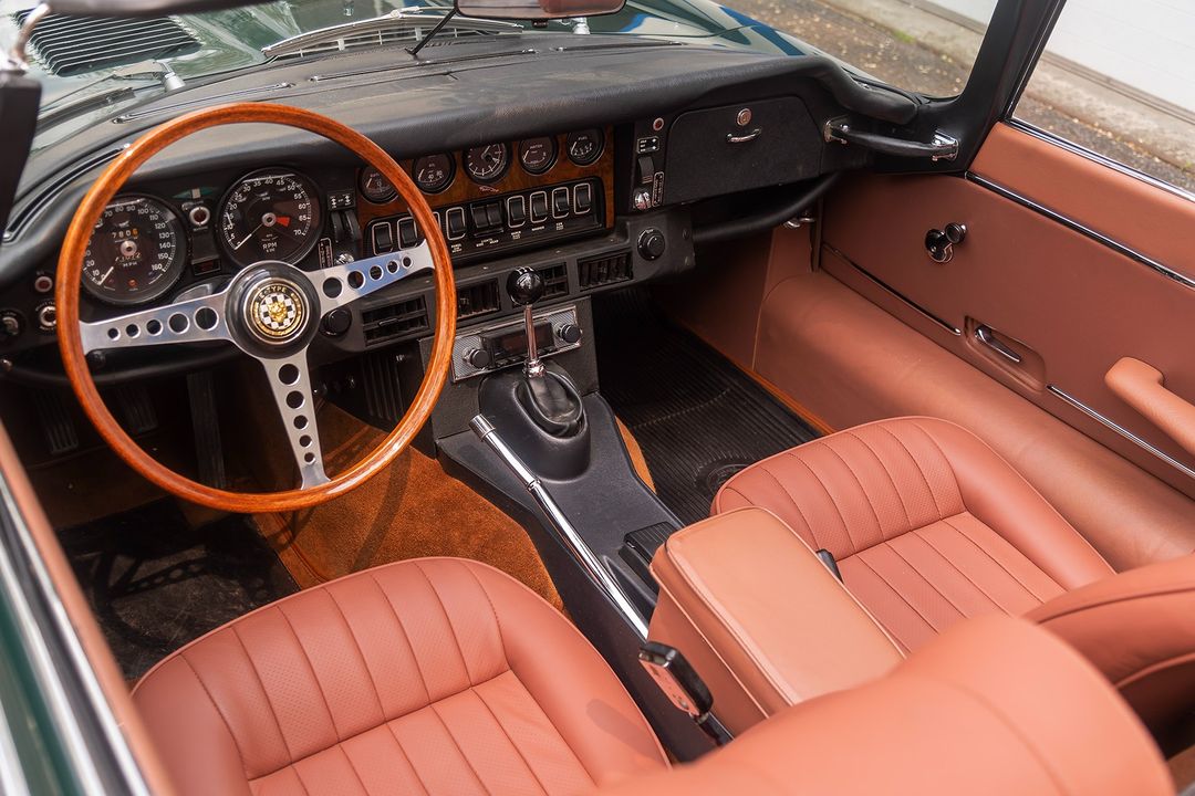 1974 Jaguar XKE V-12 Roadster Honoring the perfection and sensation of the Series I XKE