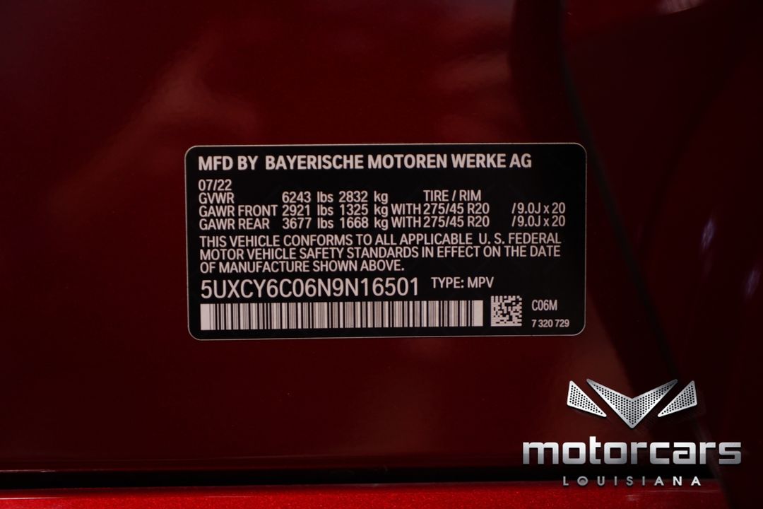 2022 BMW X6