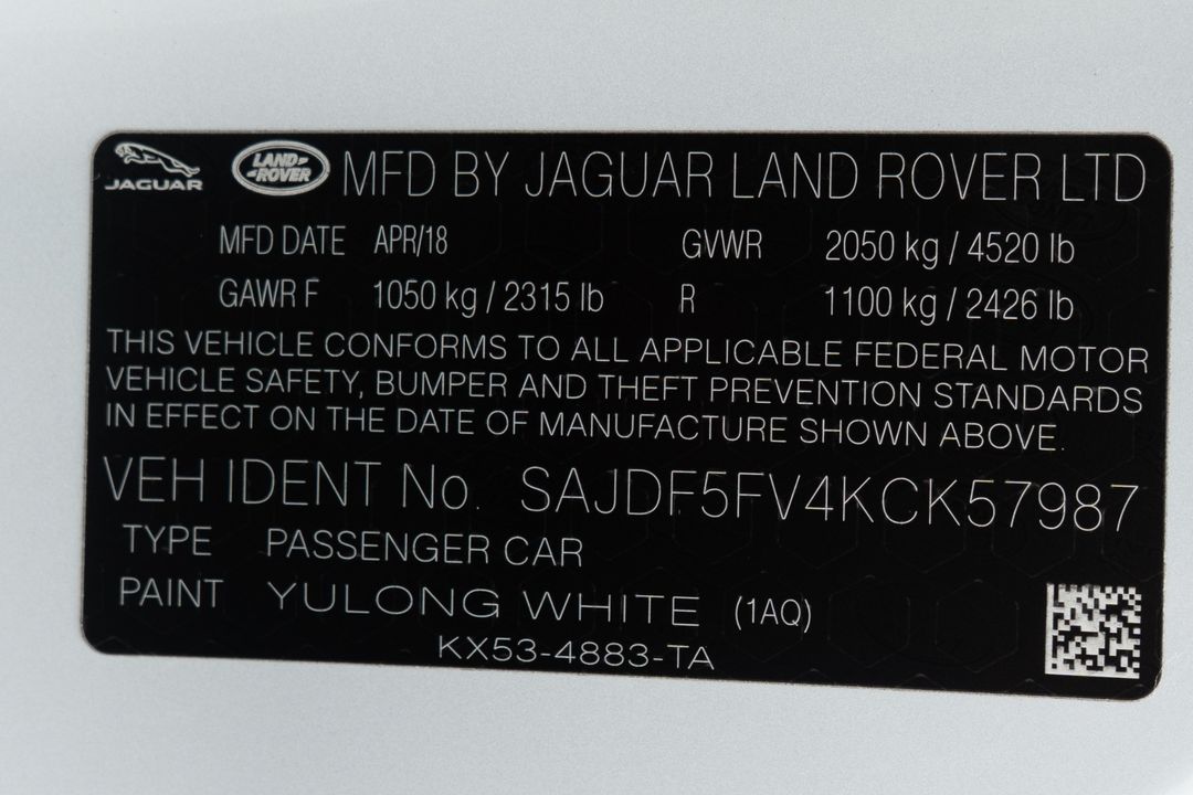 2019 Jaguar F-Type Convertible
