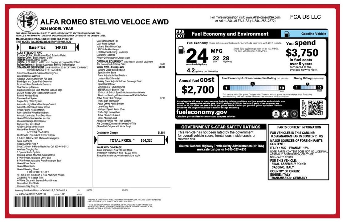2024 Alfa Romeo Stelvio