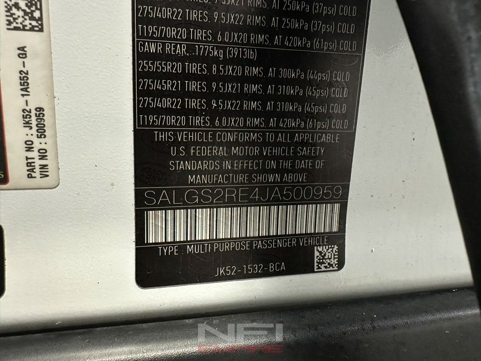 2018 Land Rover Range Rover