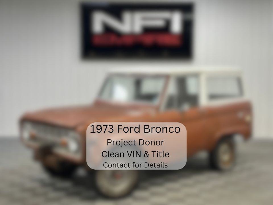 1973 Ford Bronco 2D Utility 4WD