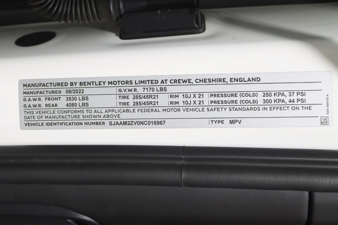 2022 Bentley Bentayga