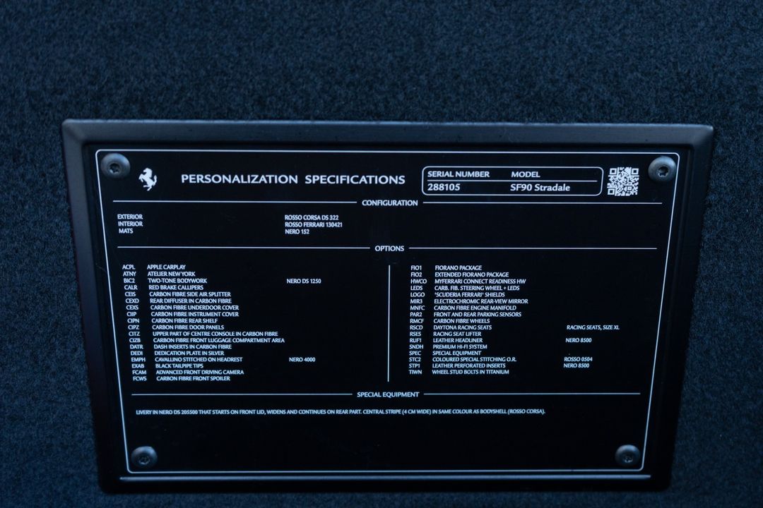 2023 Ferrari SF90 Stradale
