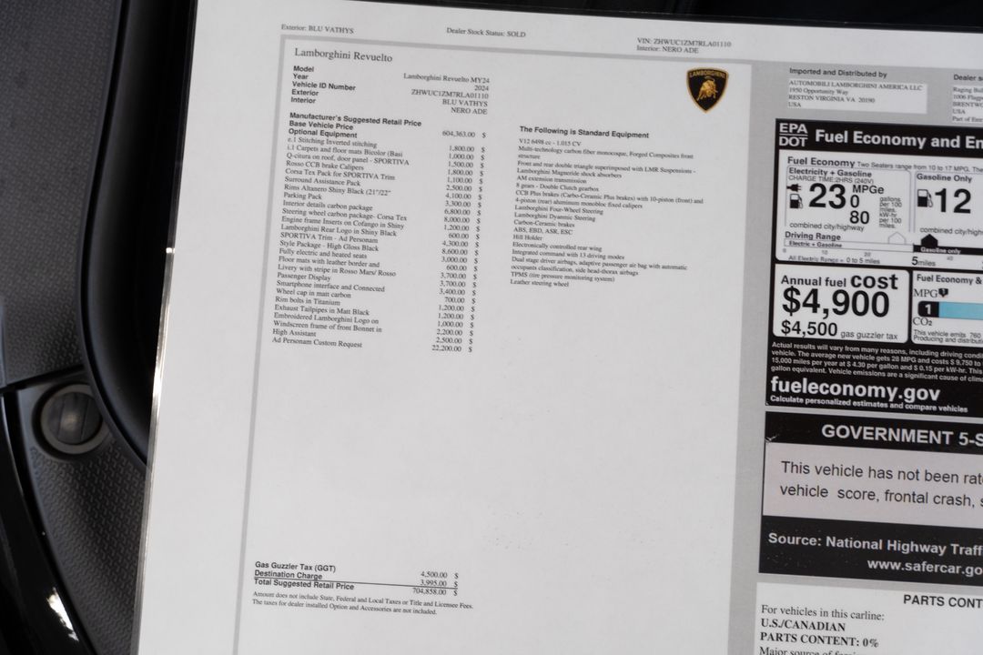 2024 Lamborghini Revuelto
