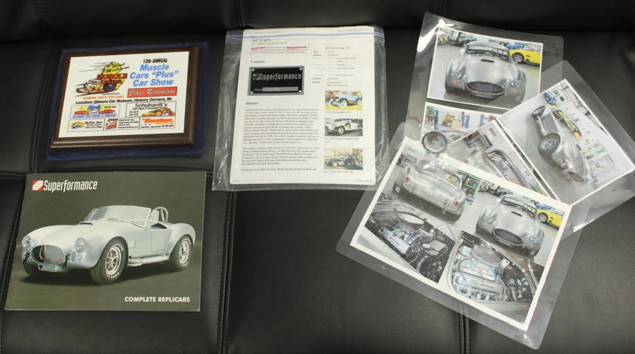 1965 SUPERFORMANCE SHELBY COBRA REPLICA