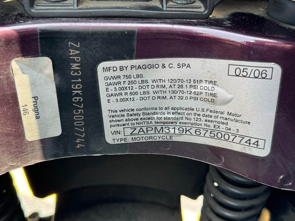 2007 VESPA GT 200