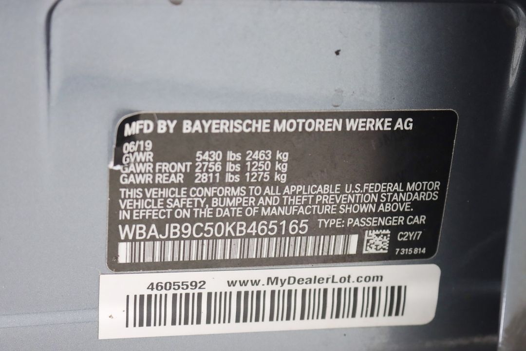 2019 BMW 5 Series