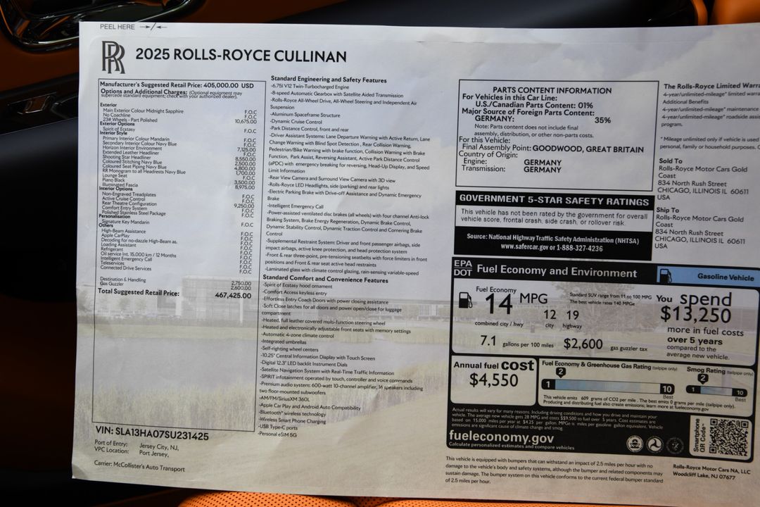 2025 Rolls-Royce Cullinan