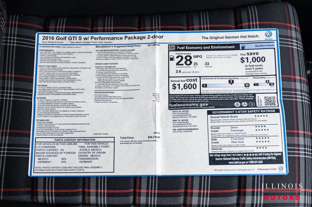 2016 Volkswagen Golf GTI