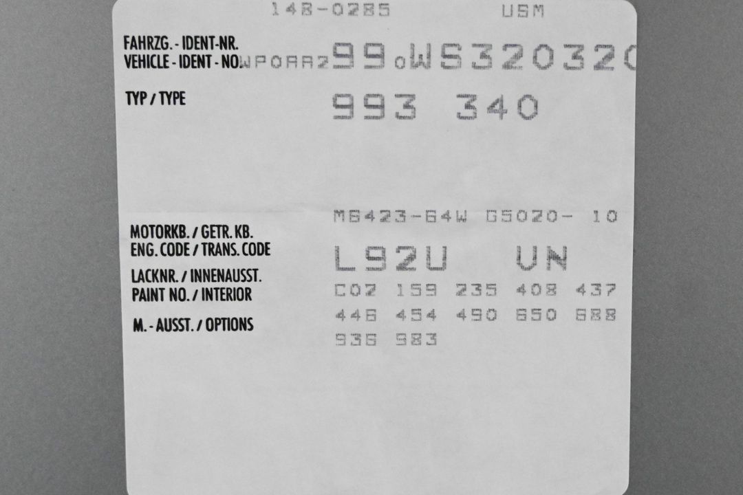 1998 Porsche 911 Carrera S