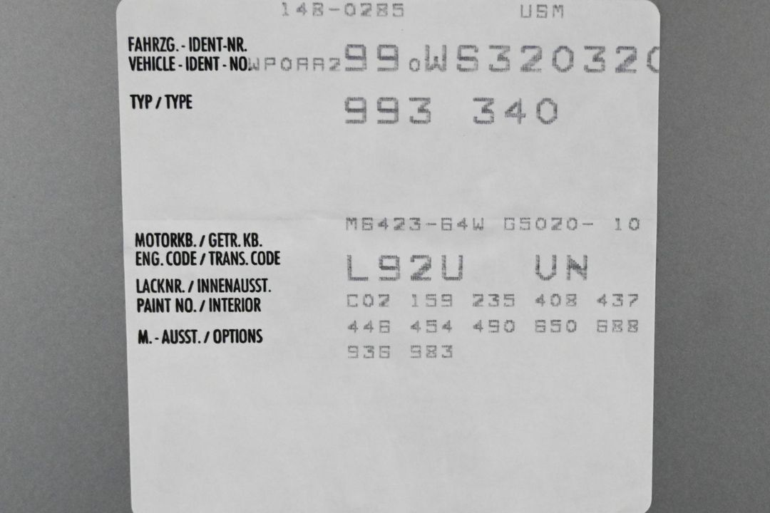 1998 Porsche 911 Carrera S