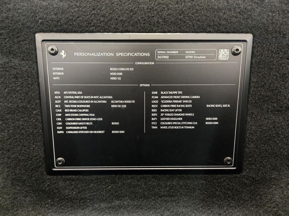 2021 Ferrari SF90 Stradale