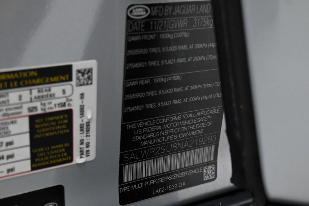2022 Land Rover Range Rover Sport 7-Passenger