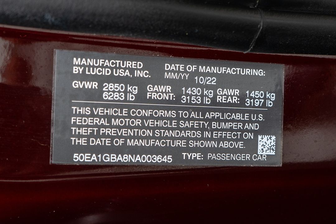 2022 Lucid Air