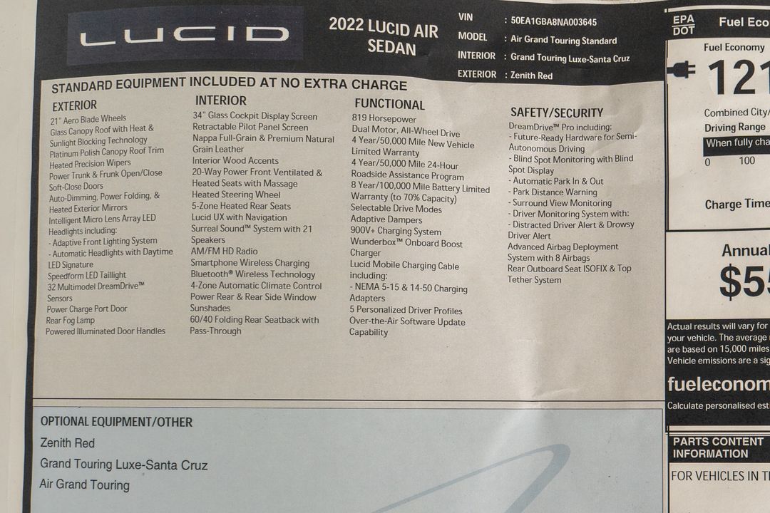 2022 Lucid Air