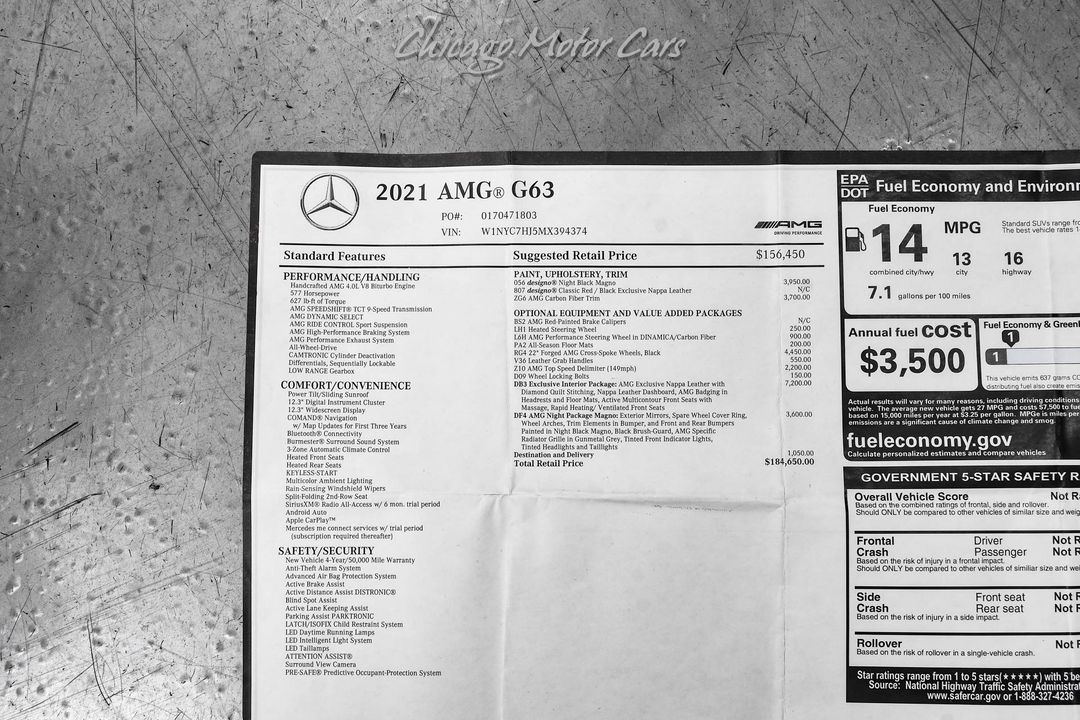 2021 Mercedes-Benz G63 AMG