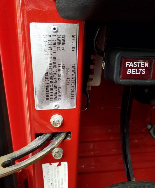 1977 TOYOTA FJ 40