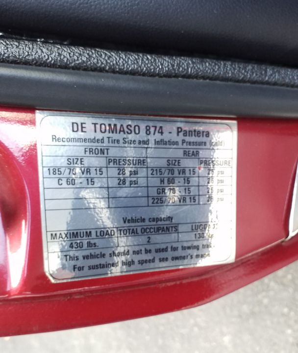 1974 De TOMASO PANTERA - CUSTOM