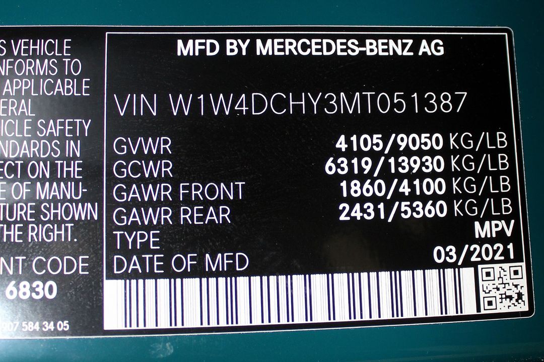 2021 Mercedes-Benz Sprinter