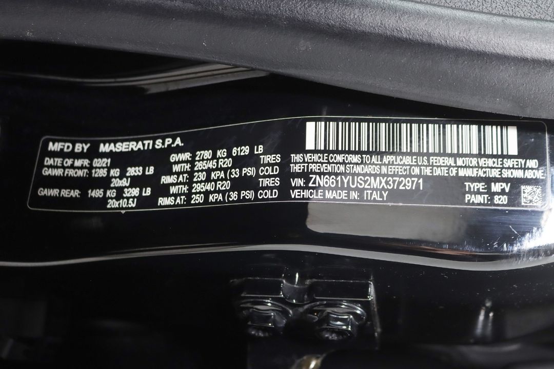 2021 Maserati Levante