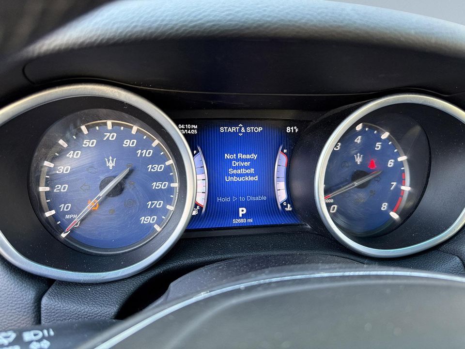 2016 MASERATI GHIBLI