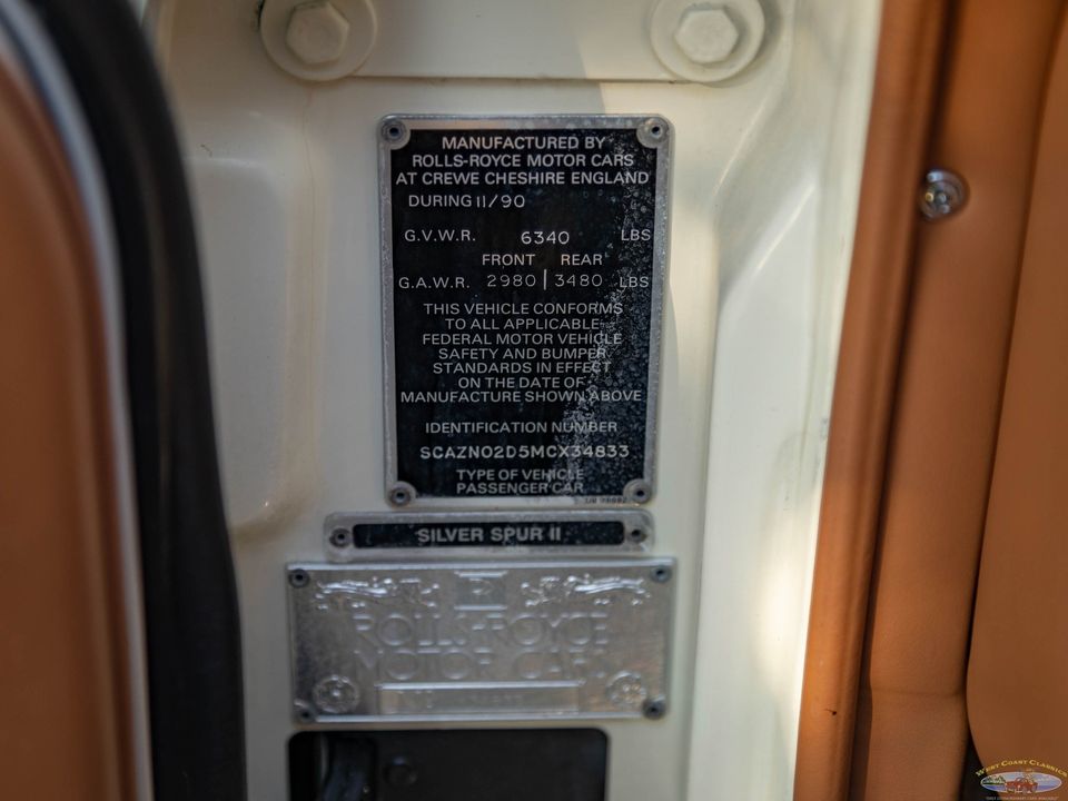1991 Rolls-Royce Silver Spur II