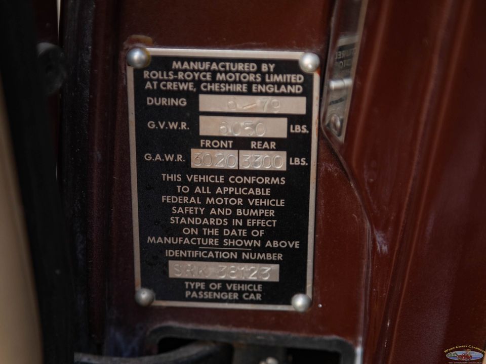 1979 Rolls-Royce Silver Shadow II