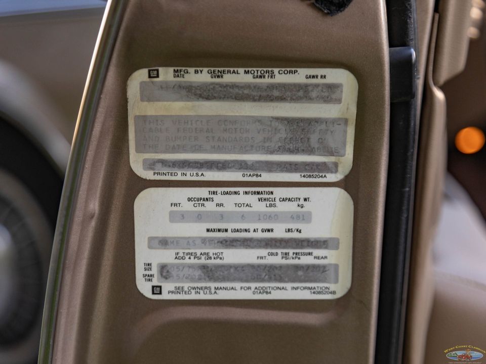 1985 Cadillac Seville