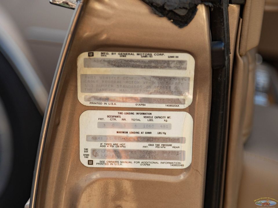 1985 Cadillac Seville