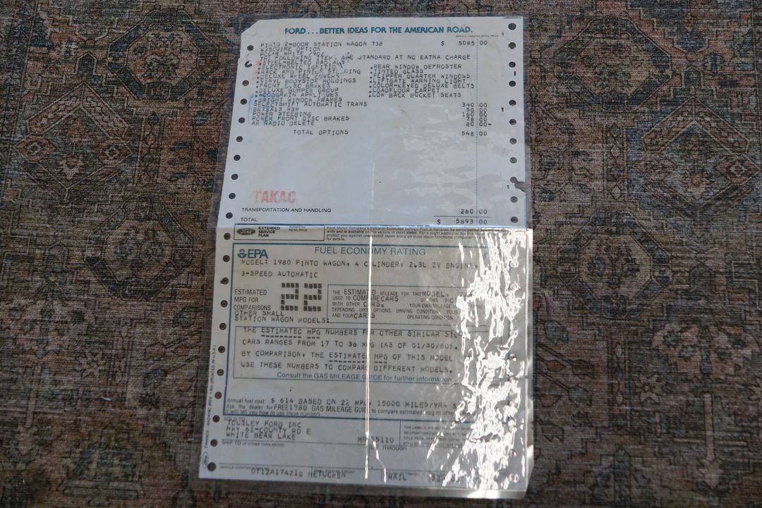 1980 Ford Pinto Squire 2 Door