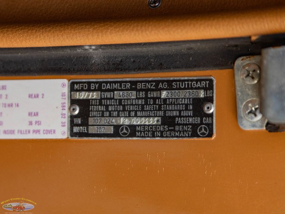 1974 Mercedes-Benz 450 SLC