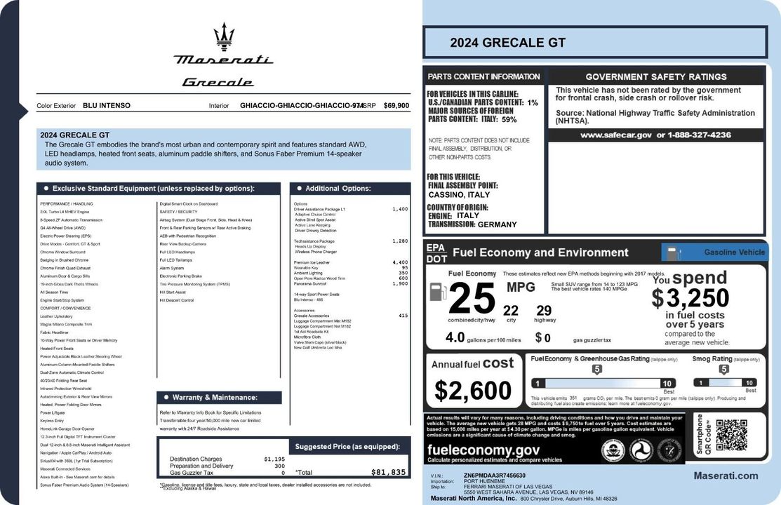 2024 Maserati Grecale