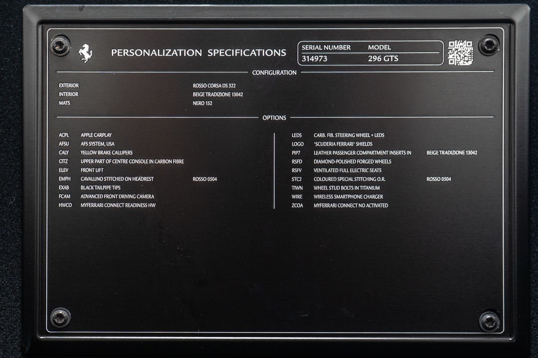 2025 Ferrari 296 GTS