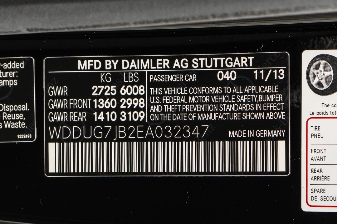 2014 Mercedes-Benz S63