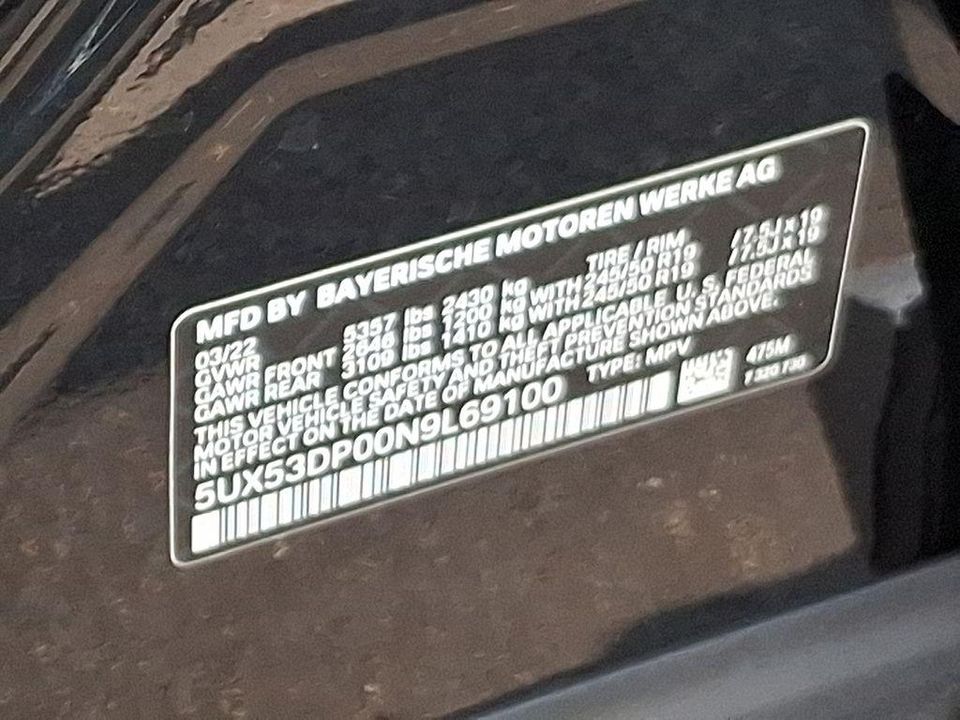 2022 BMW X3