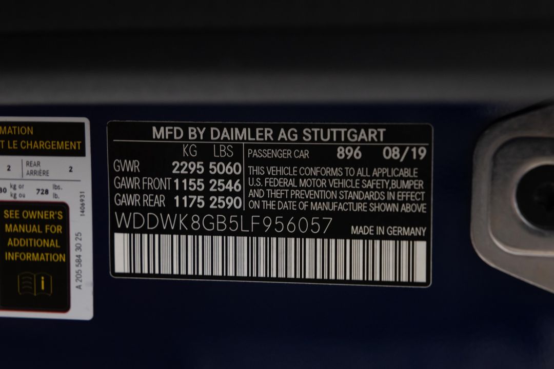 2020 Mercedes-Benz C 63 AMG