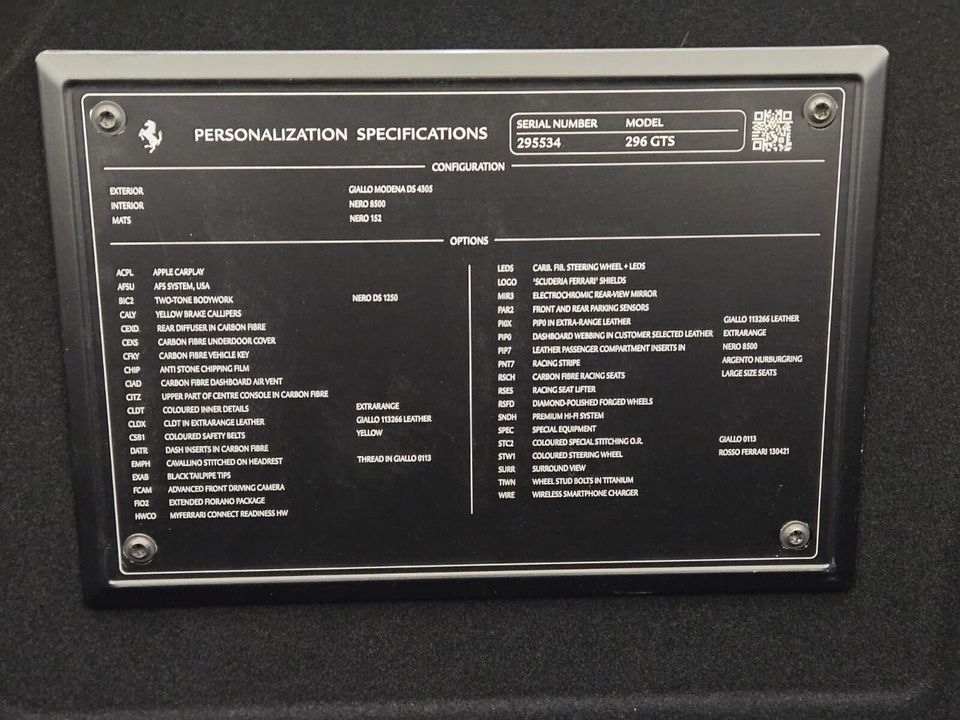 2023 Ferrari 296 GTS