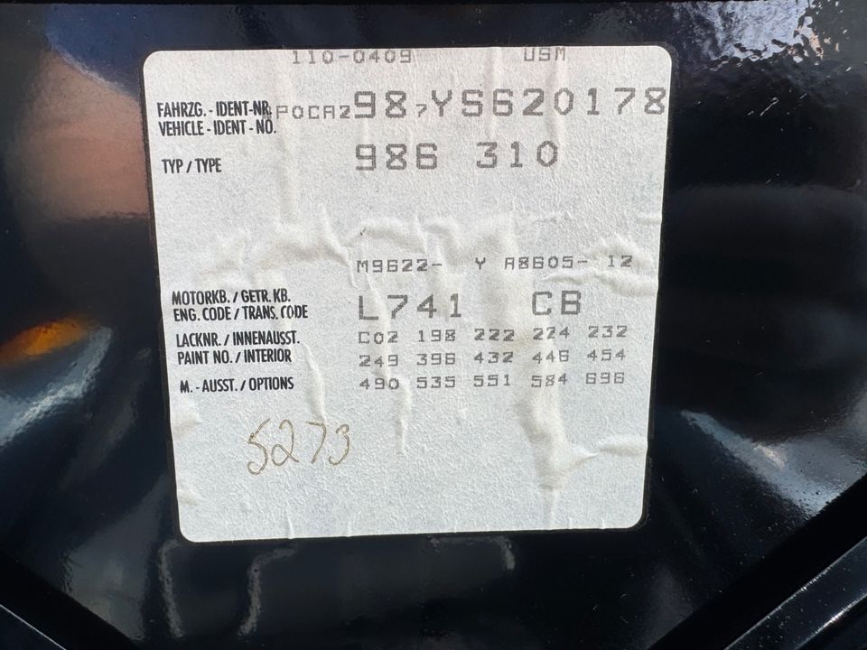 2000 Porsche Boxster